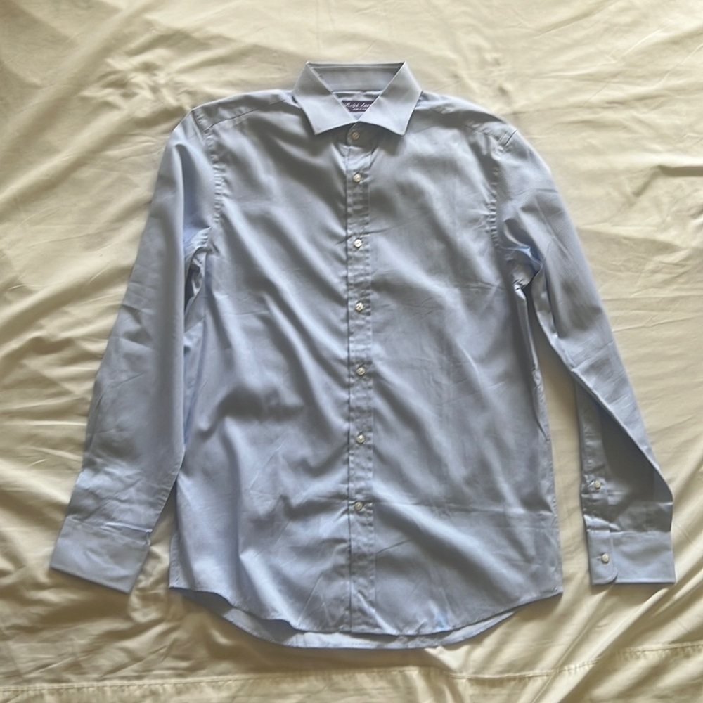 Ralph Lauren Purple Label Mens Button Down Dress Shirt